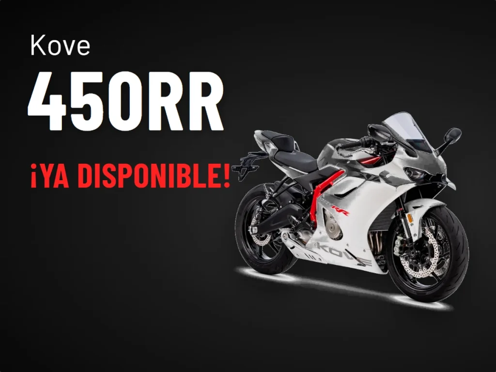 Kove 450RR — ¡Ya disponible!