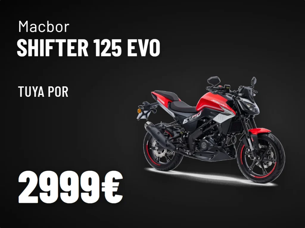 Macbor Shifter 125 EVO tuya por 2.999€