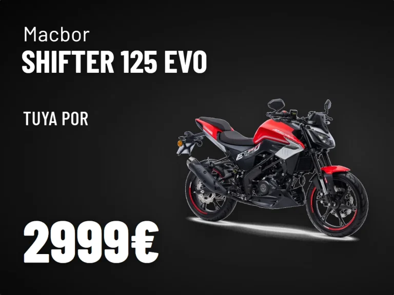 Macbor Shifter 125 EVO tuya por 2.999€