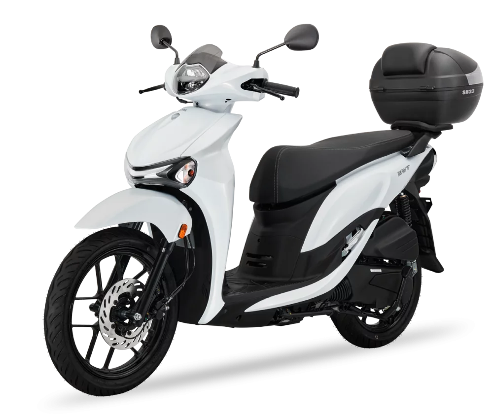 SYM BWT 125 blanco